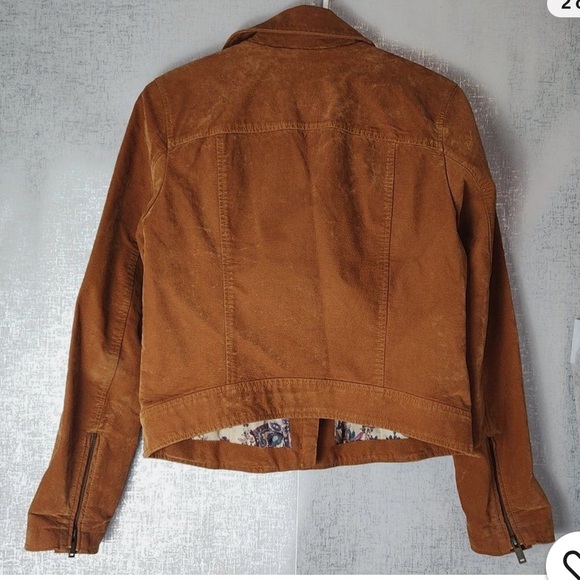 Anthropologie Brown Leather Jacket - Picture 9 of 9